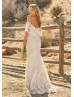 Off Shoulder Ivory Lace Rustic Wedding Dress Off Shoulder Ivory Lace Rustic Wedding Dress